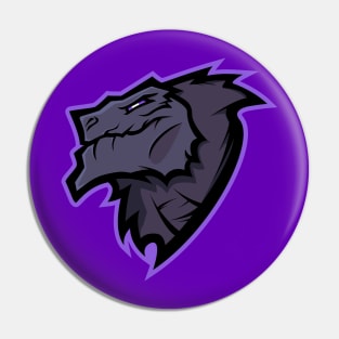 Rockzillah Logo Pin