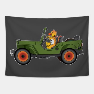 Jeep Animal Tapestry