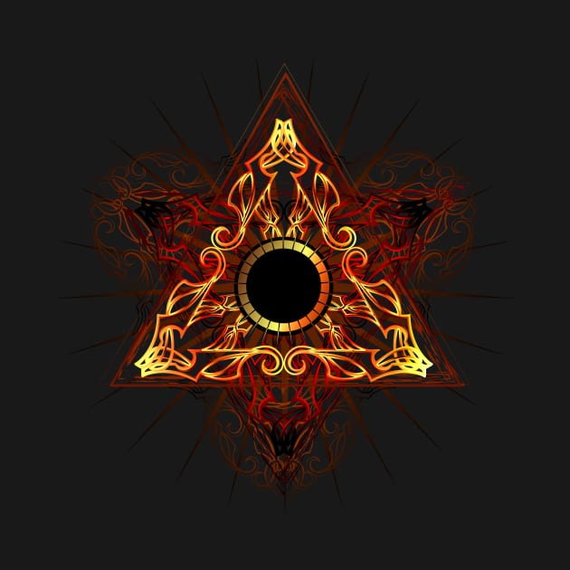 Fire symbol ( Fiery sign ) by Blackmoon9