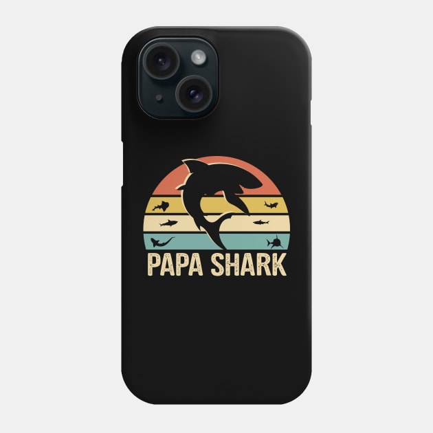 Dad Shark Fish Lover Birthday Daddy Phone Case by stonefruit