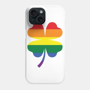 LGBTQ Clover St. Patrick's Day Clover Design Phone Case