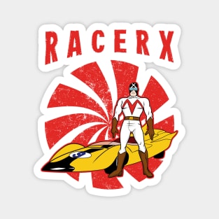Retro Racer X Magnet