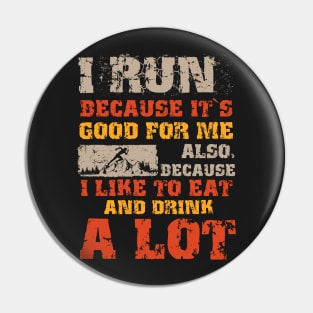 Funny sarcastic running quote  Motivational Trail Running saying extreme skyrunner Pin