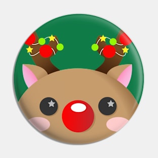 rudolph the red nosed reindeer Pin