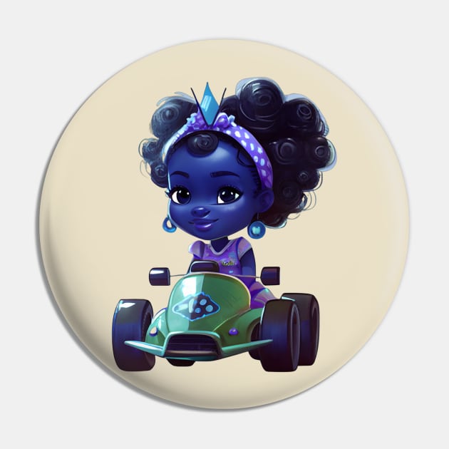 Go Kart Princess Pin by RATED-BLACK