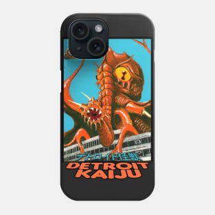 Oegopsor Attacks the Boblo Boat! - Pete Coe's Detroit Kaiju series Phone Case