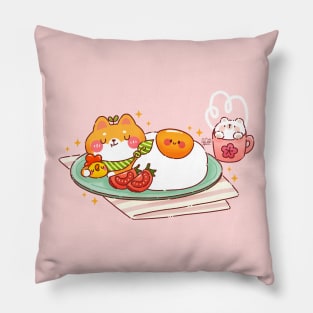 Shiba Inu Sunny Side Up Pillow