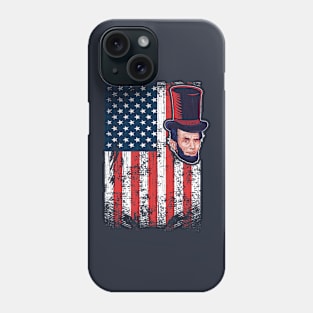 LINCOLN FLAG PROUD AMERICA Phone Case