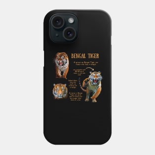 Animal Facts - Bengal Tiger Phone Case