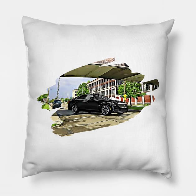 CTSV Detroit Print Pillow by Auto-Prints