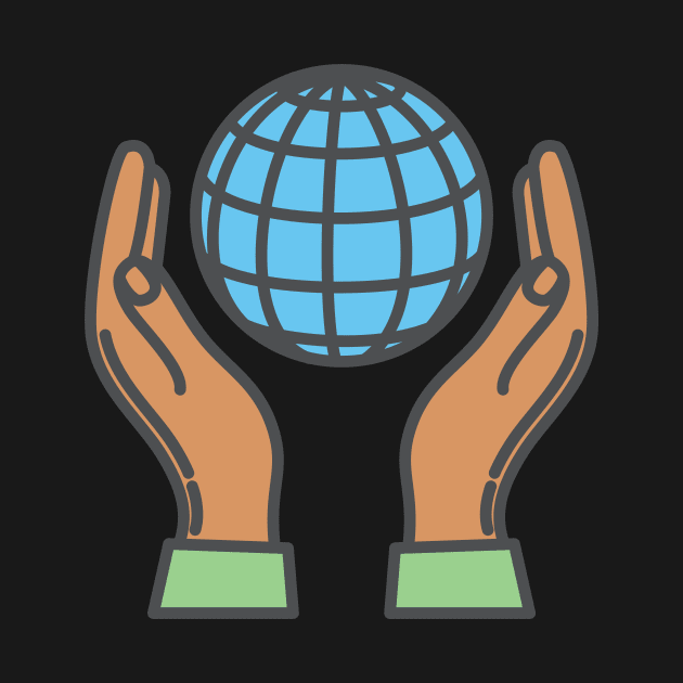 World In The Palm Of Your Hands Environment Icon by SWON Design