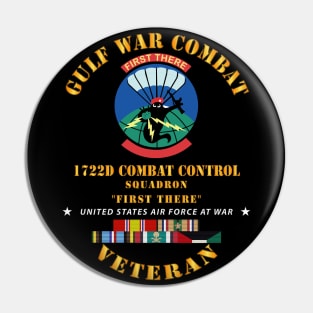 Gulf War Combat Vet - 1722d Combat Control w GULF SVC X 300 Pin