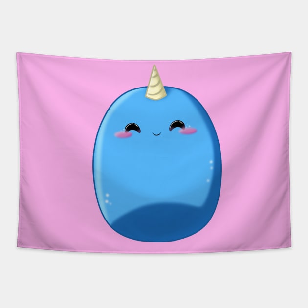 Finn the Narwhal Tapestry by Bunnibi