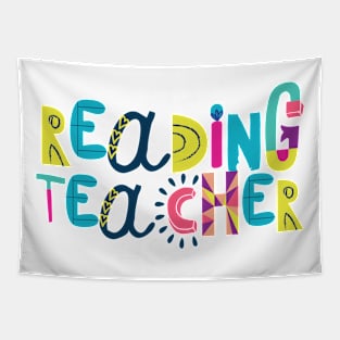 Cute Reading Teacher Gift Idea Back to School Tapestry