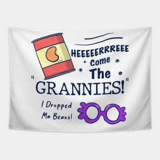 I Dropped My Beans // Grannies! Tapestry
