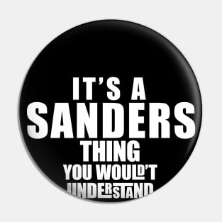 SANDERS THING Pin