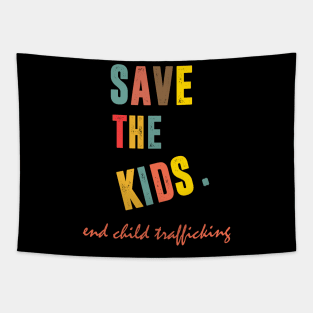 Save the Kids End Child Trafficking Tapestry