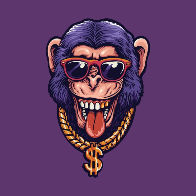 Rich crazy Monkey by spacemedia