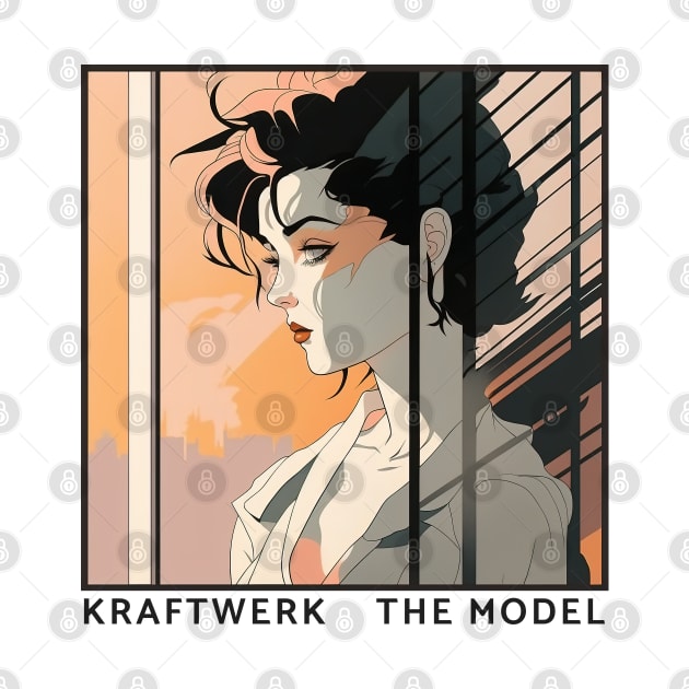 Kraftwerk The Model / Fan Art Design by unknown_pleasures
