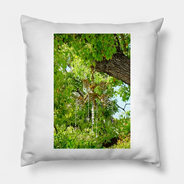 Chandelier Tree Study 3 Pillow by bobmeyers