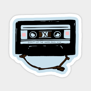 music tape motivation Magnet