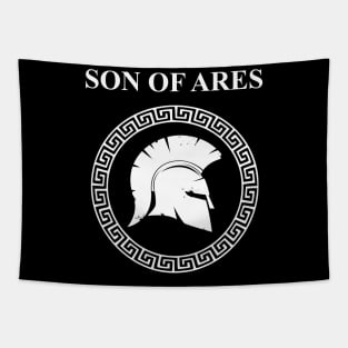 Son of Ares Ancient Greek War God Tapestry