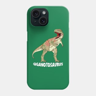 Giganotosaurus Dinosaur Design Phone Case