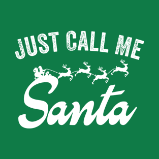 Call Me Santa, Christmas Pregnancy Announcement Shirt, Couple Christmas T-Shirt