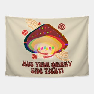 Quirky mushroom Tapestry