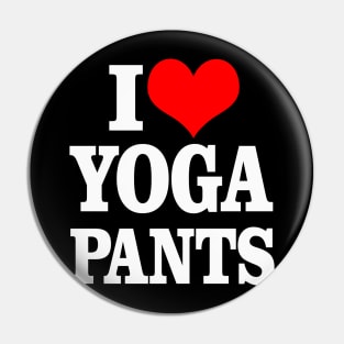 I Heart Yoga Pants Pin