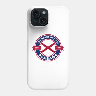 Alabama State Flag Design Phone Case