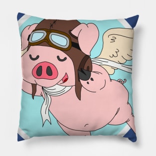 Pigs! Take to the skies! Pillow