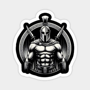 Spartan Gladiator Tee: Unleash the Warrior Within Magnet