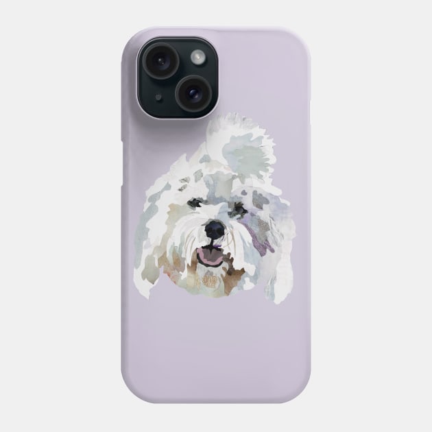 Norman the Coton de Tulear Phone Case by jeslorgra