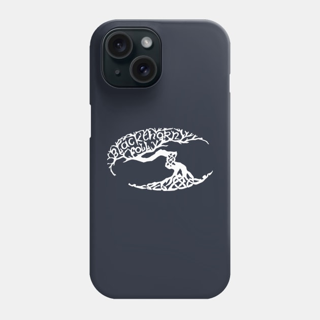 White Blackthorn Folly Logo Phone Case by Blackthorn Folly
