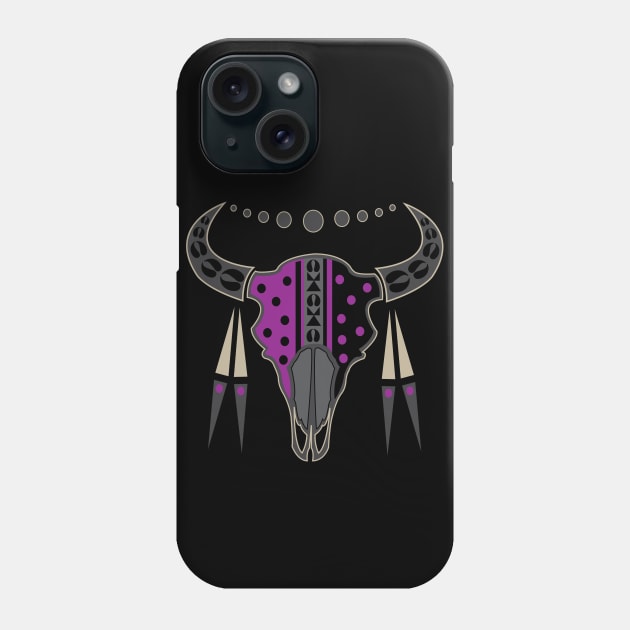 Buffalo Nation "Purple" Phone Case by melvinwareagle