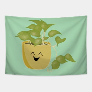 Cute Pothos Tapestry