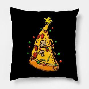 Pizza Christmas Tree Pillow