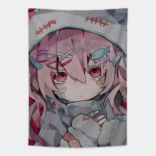 Nekomimi Hoodie Tapestry