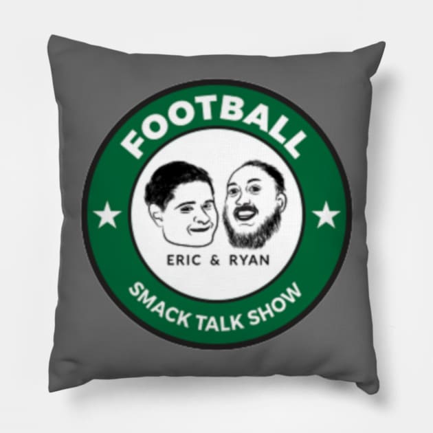 Football Smack Talk Show Pillow by Philly Verse Podcast Network