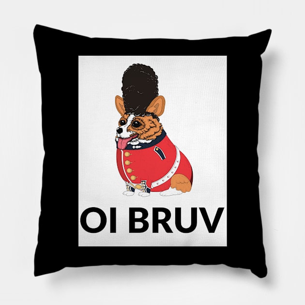 Oi Bruv Pillow by Ckrispy