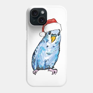 Christmas budgie Phone Case
