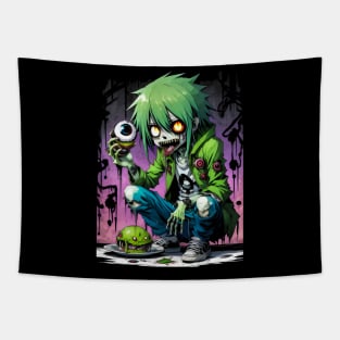 Zombie Kid Tapestry