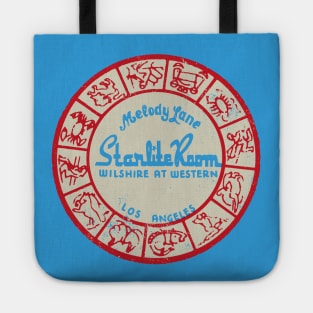 Vintage Starlight Room Melody Lane Cafe Los Angeles Tote