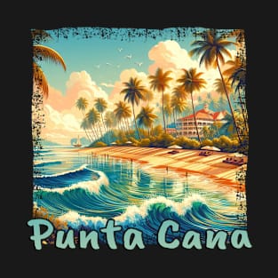 Punta Cana Sunset Palm Beach T-Shirt