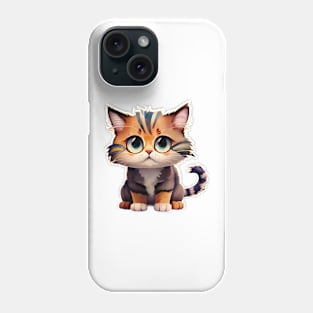 Striped Kitten Phone Case