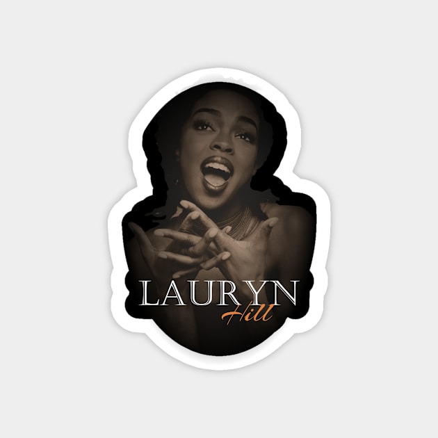 LAURYN HILL SEPHIA Magnet by Garangone