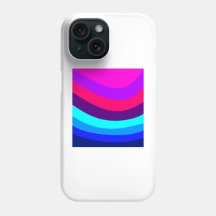 Pink Blue Colorful Lines Phone Case
