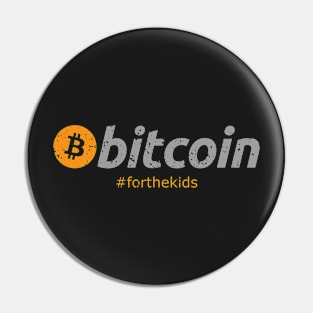 Bitcoin Crypto For the Kids Pin