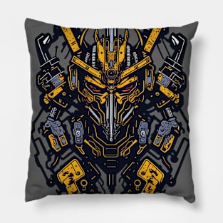 Mecha Skull S02 D21 Pillow